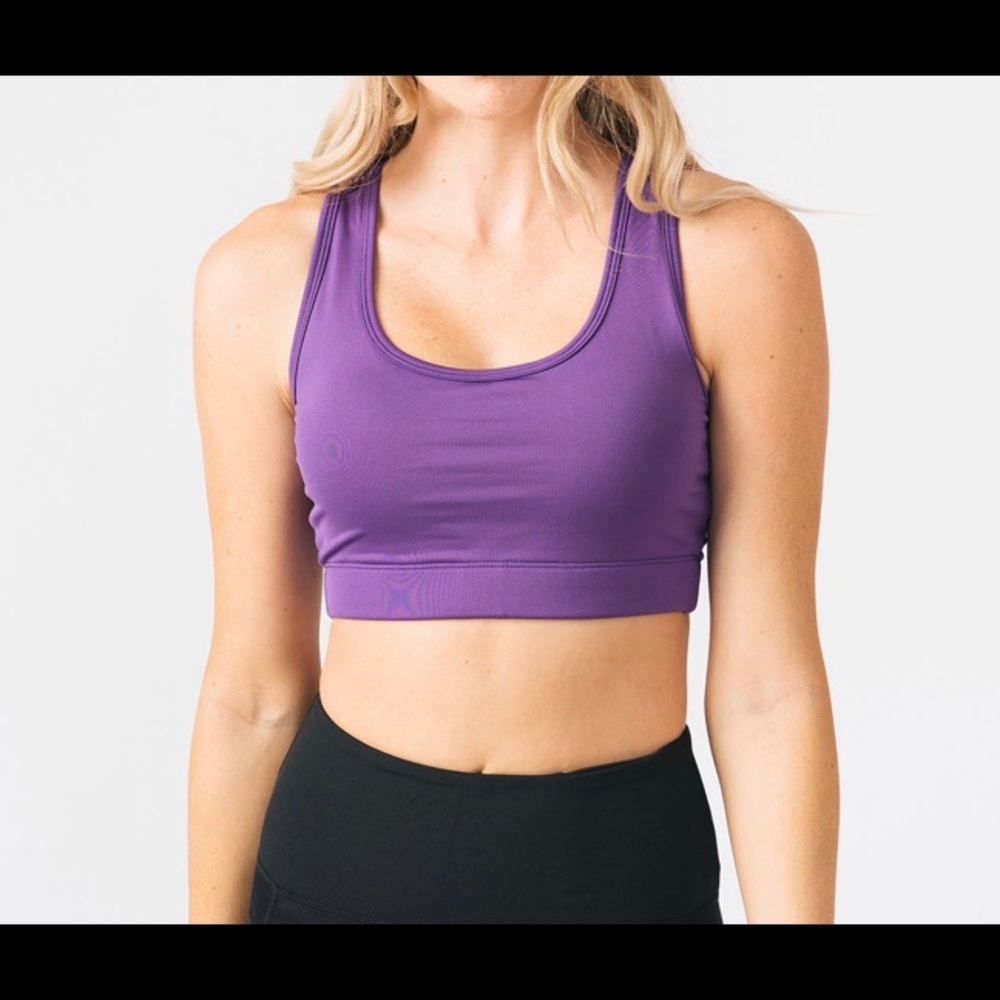 Zyia Purple Bomber Bra